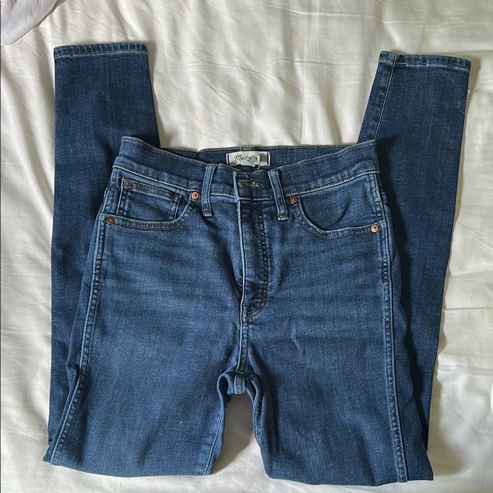 Madewell Blue Skinny Jeans Classic Fit